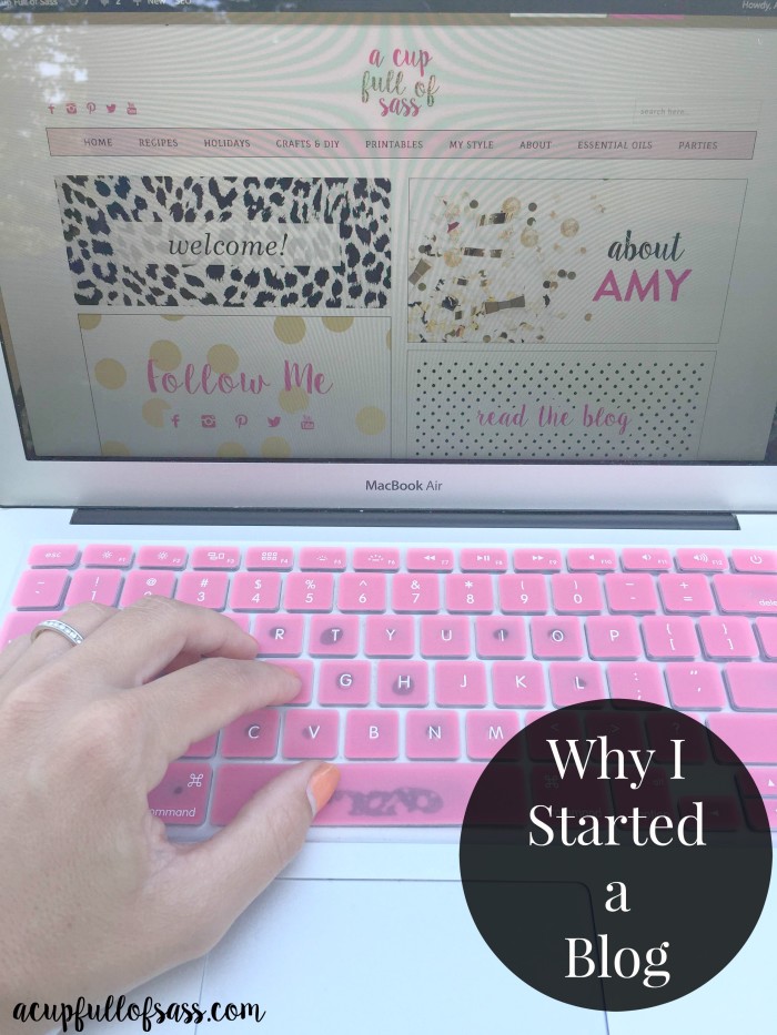 why i started a blog