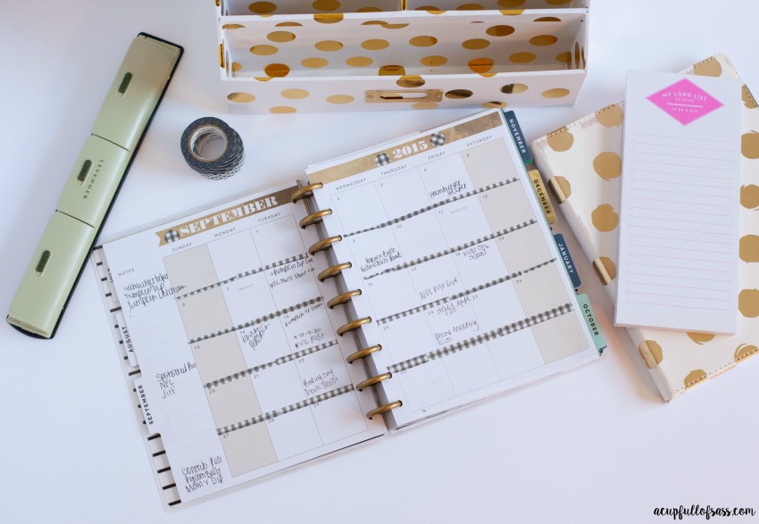 Washi tape for decorating planner