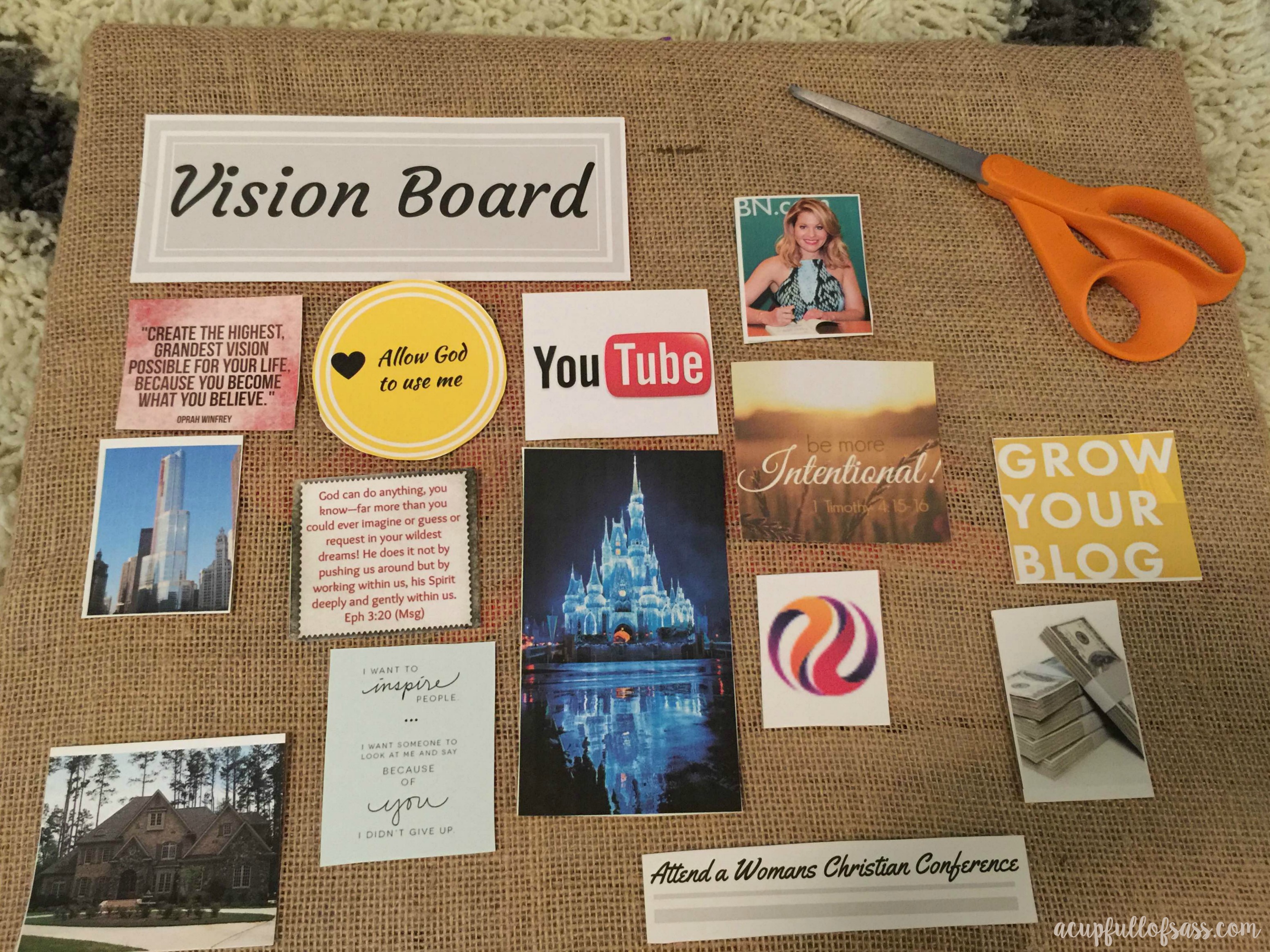 How to create a Vision Board A Cup Full of Sass