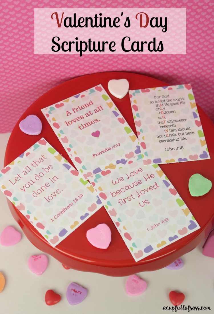 Free Valentine's Day Scripture card printable