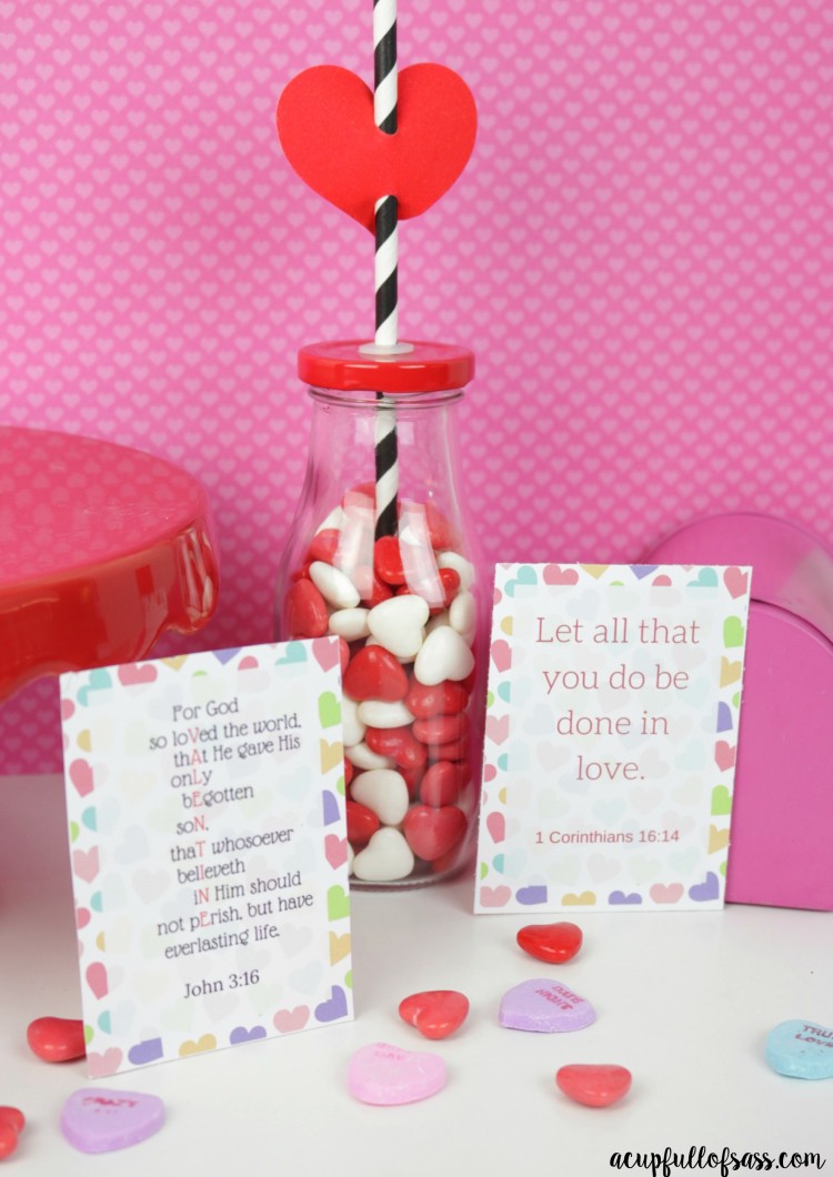 Valentine's Day scripture cards printable