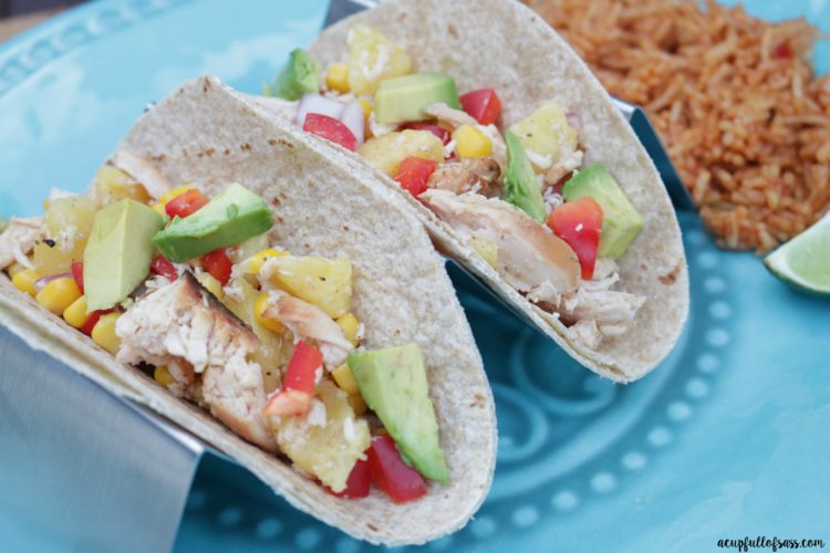 Pineapple Chicken Tacos Summer Recipe