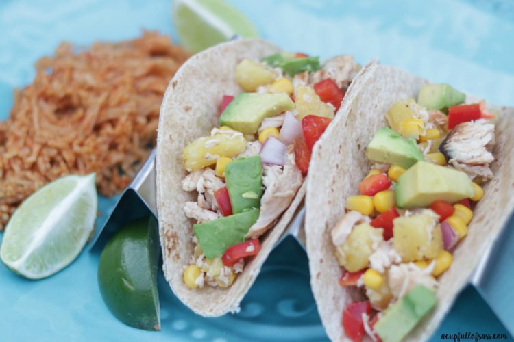 Pineapple Chicken Tacos