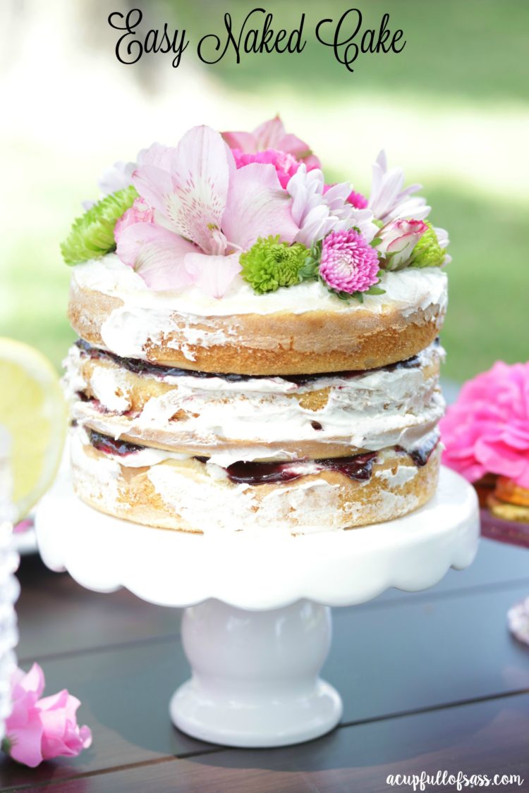 Easy Naked Cake 