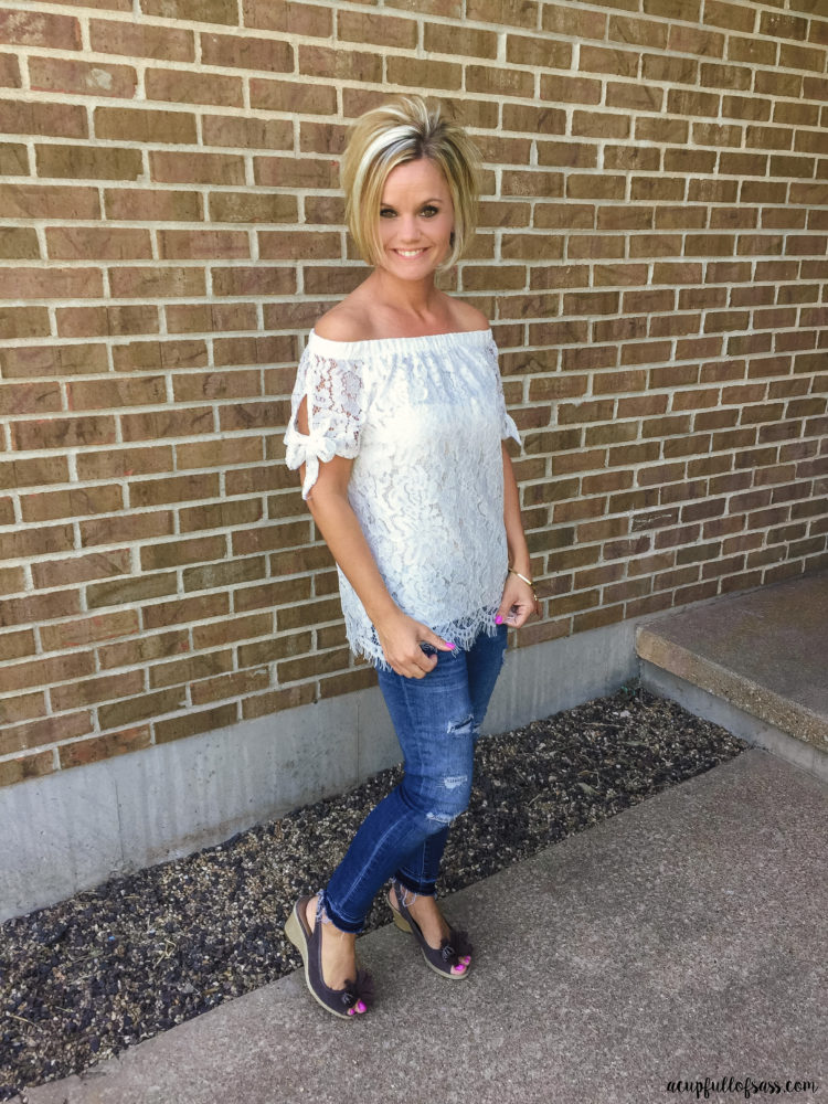 Summer style -Off the Shoulder Top