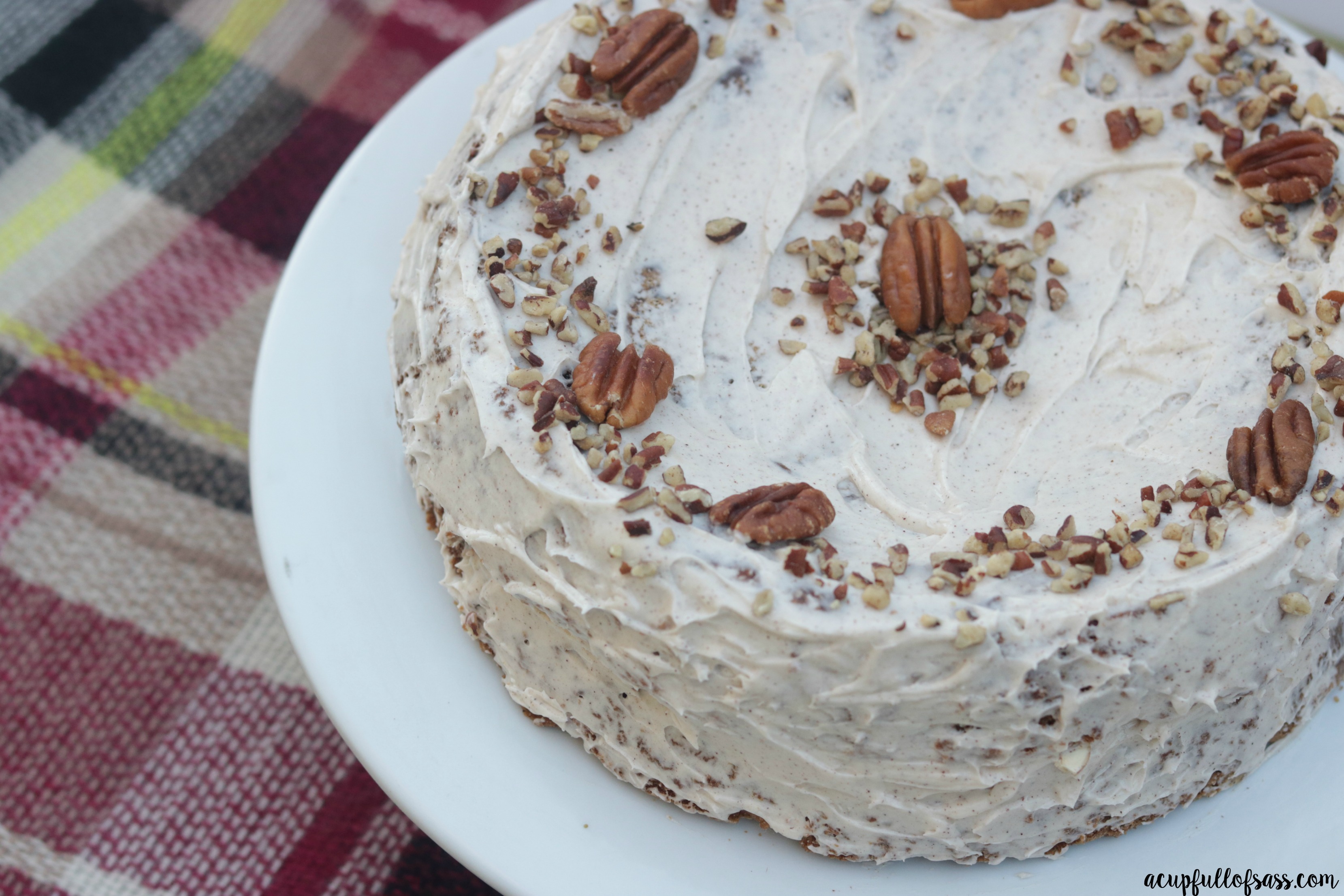 Apple Spice Cake with Cinnamon Cream Cheese Frosting