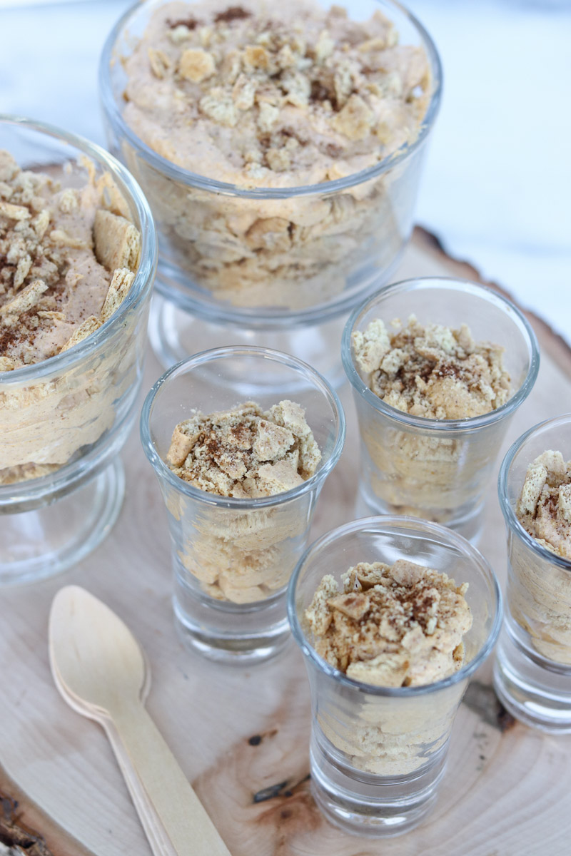 No Bake Skinny Pumpkin Mousse