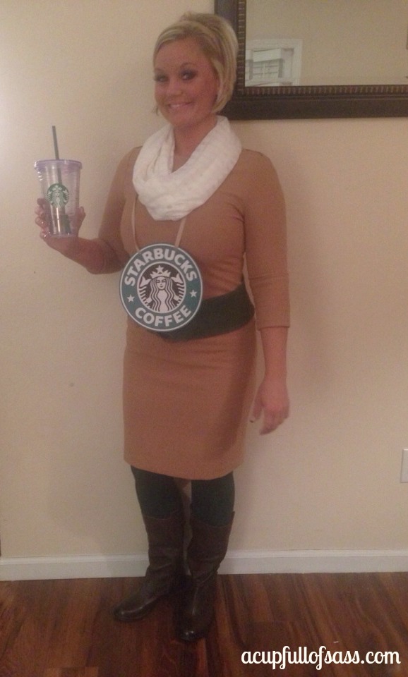 Starbucks Halloween Costume DIY - A Cup Full of Sass