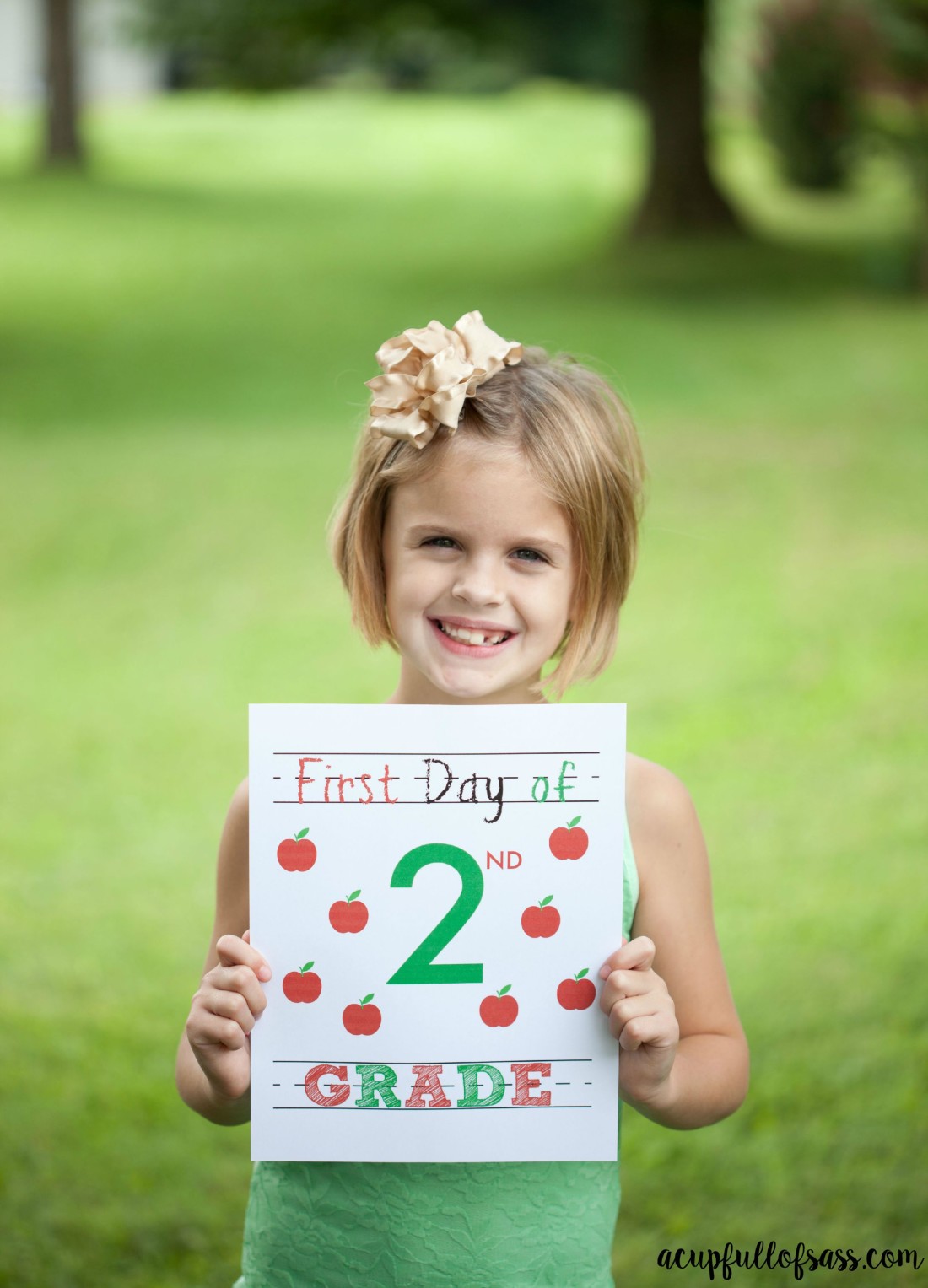 first day of school photo prop 2nd grade - A Cup Full of Sass