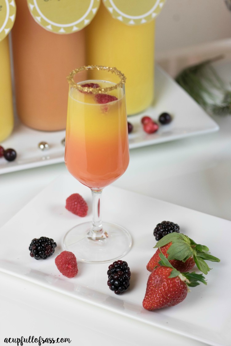 Simple Raspberry Mimosa Cocktail Recipe