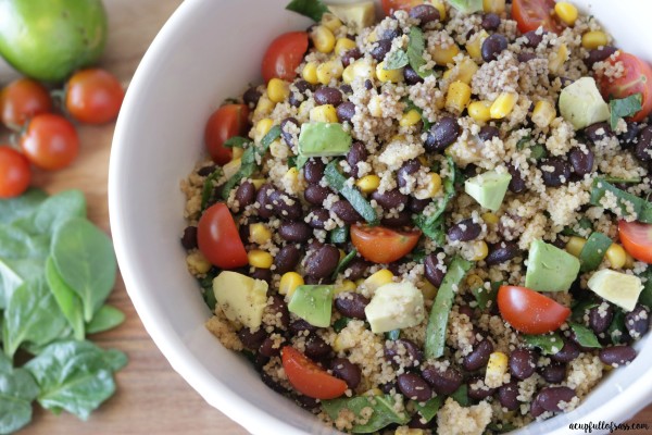 Black Bean and Couscous Salad - A Cup Full of Sass