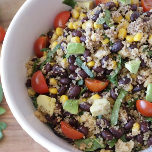 Black Bean and Couscous Salad - A Cup Full of Sass