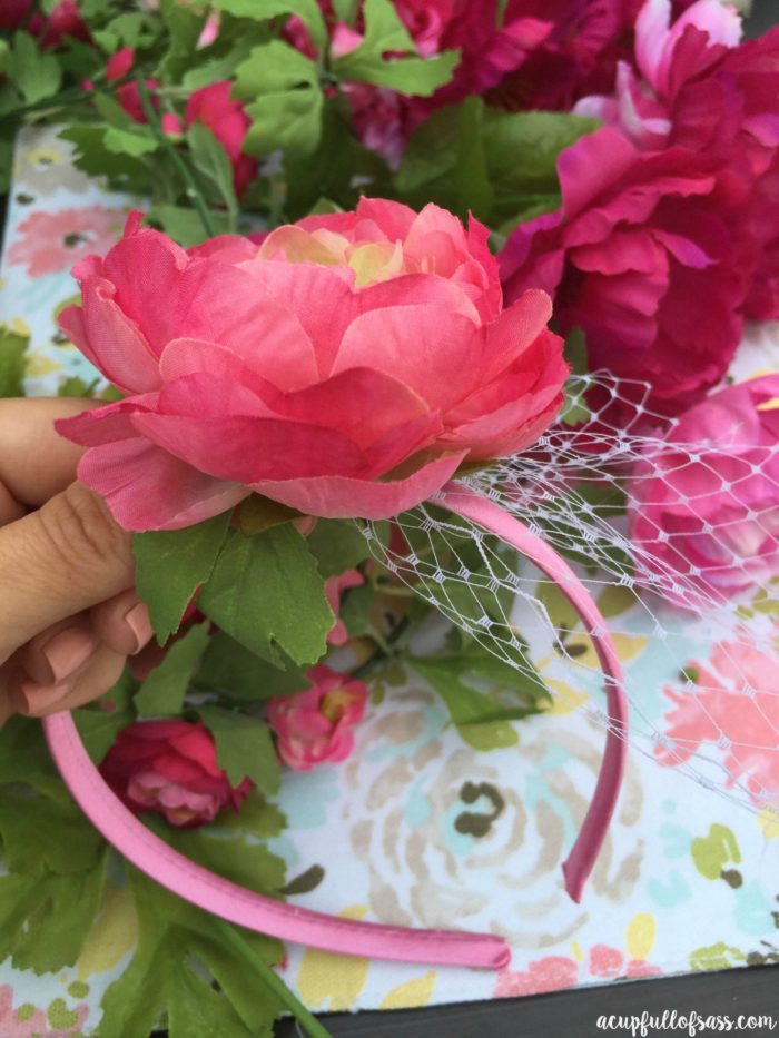 Flower Headband DIY - A Cup Full of Sass