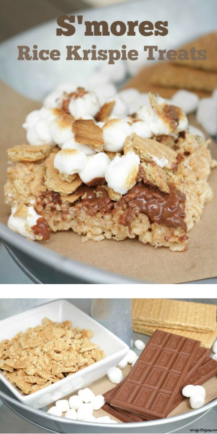 S'mores Rice Krispie Treats - A Cup Full of Sass