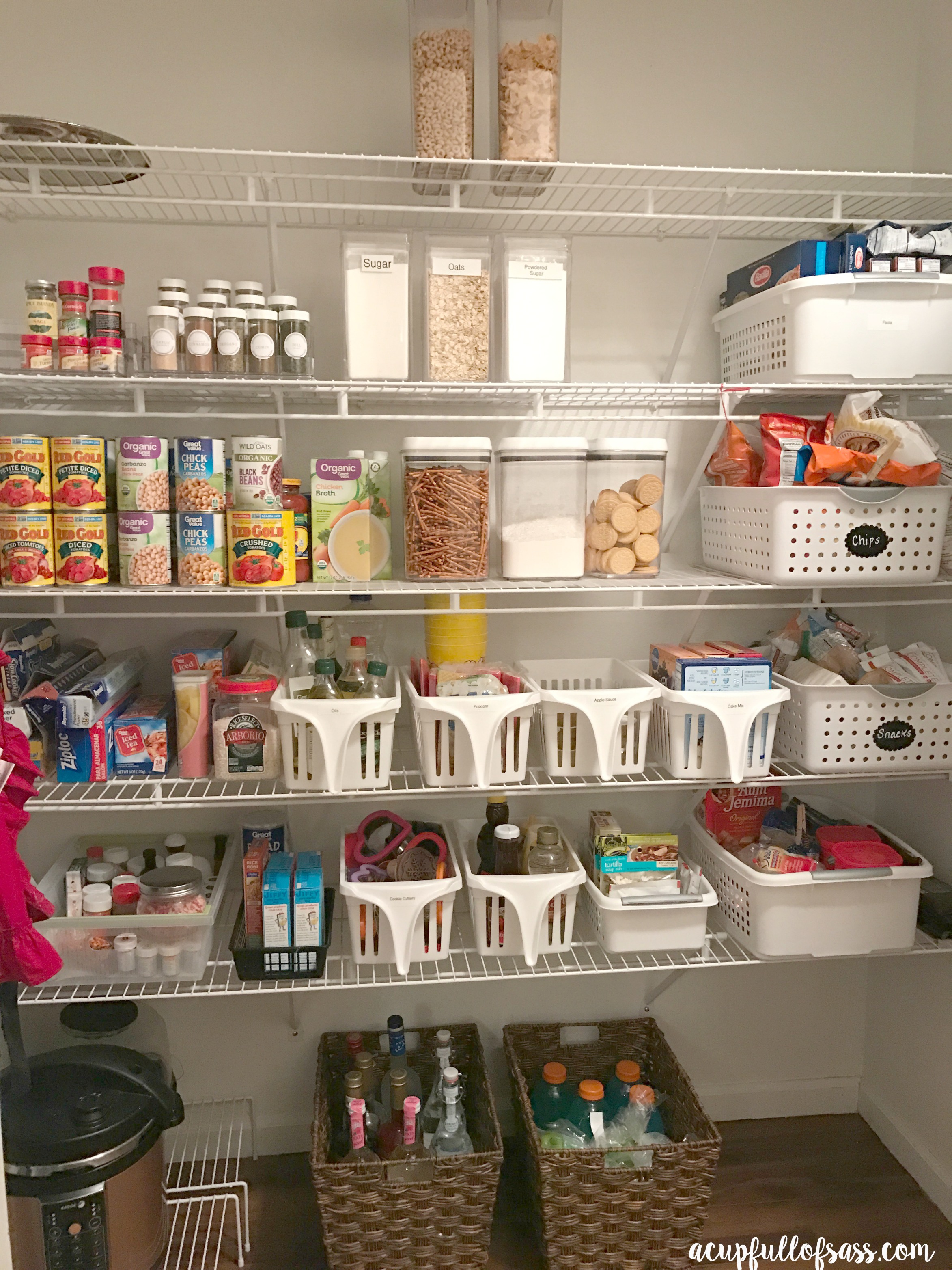 How to Organize your Pantry - A Cup Full of Sass