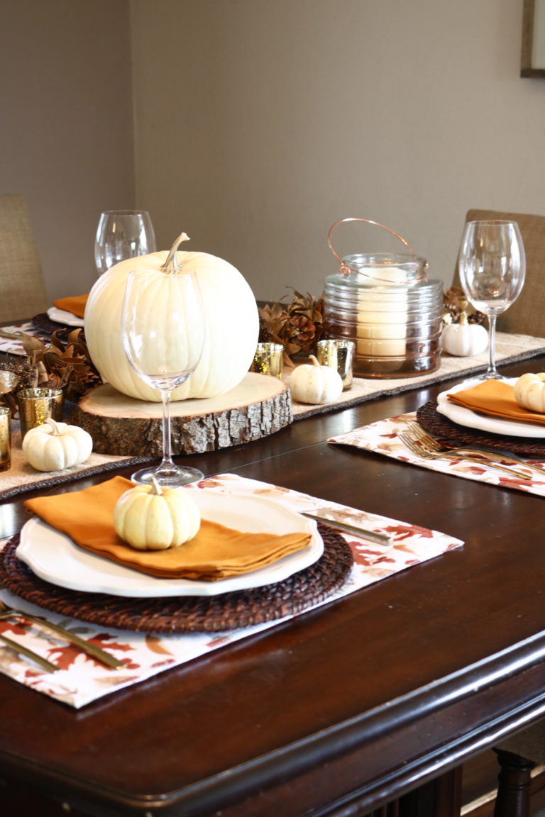 Fall Tablescape - A Cup Full of Sass