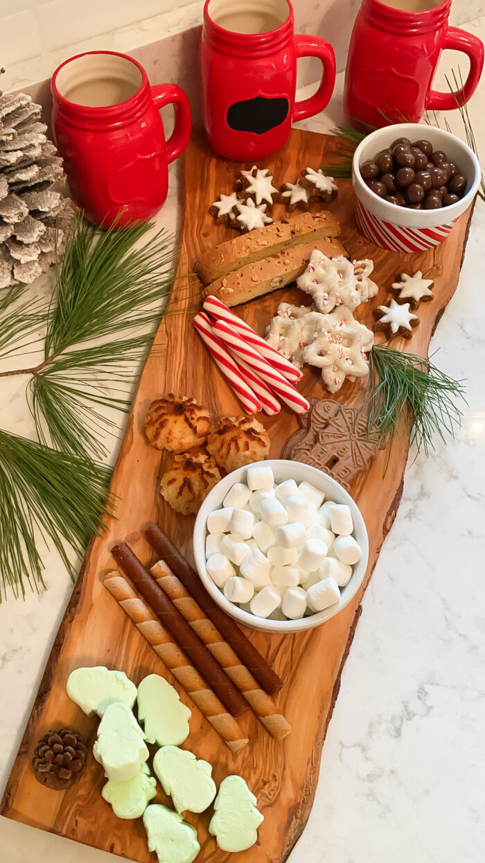 Hot Chocolate Charcuterie Board - A Cup Full of Sass