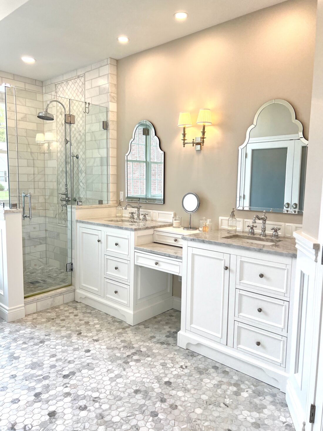 Marble Master Bathroom 