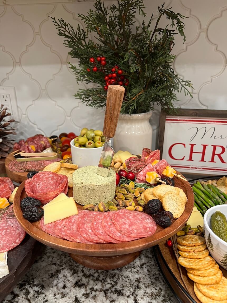 Holiday Charcuterie Board, Holiday Grazing Board