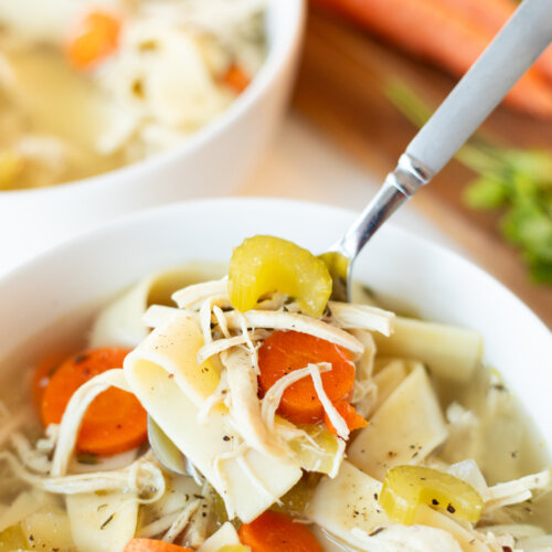 Crockpot Chicken Noodle Soup